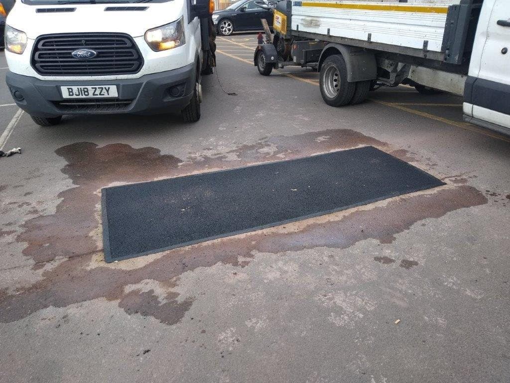 Driveway repair work completed by Quantock Paving