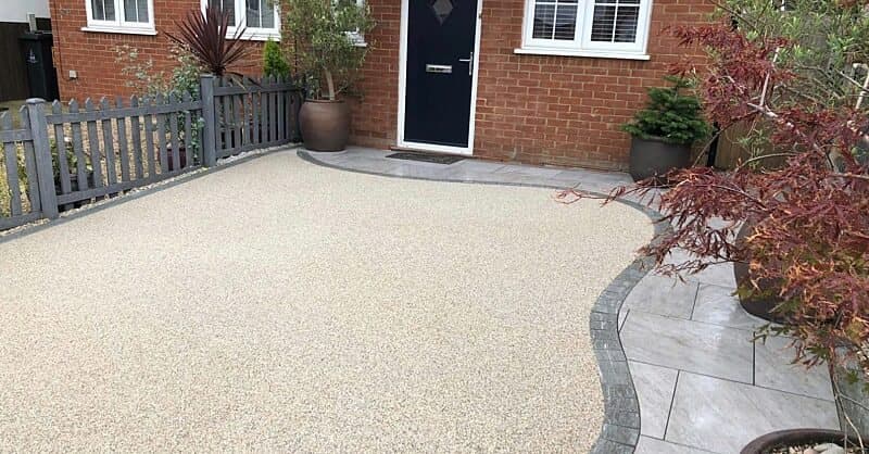 Patio installation completed by Quantock Paving